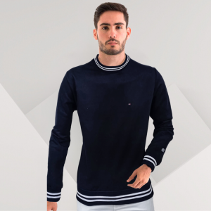 Buzo Cuello Redondo Azul Marino