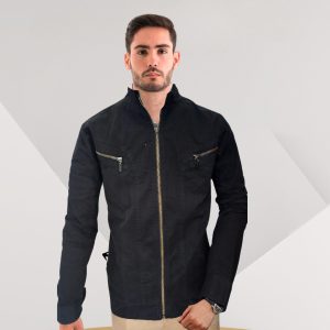 Chaqueta Gabardina Negra