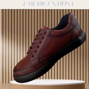 Zapatillas de Cuero Cafe