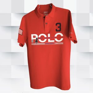 Camiseta Polo Ralph Lauren - Roja con número