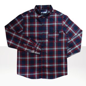 Camisa Franela Roja Cuadros