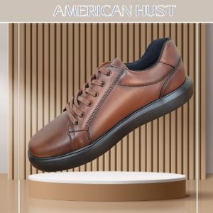 Zapatillas de Cuero Cafe