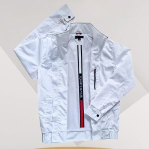 Chompa ImpermeableTommy Hilfiger Blanca