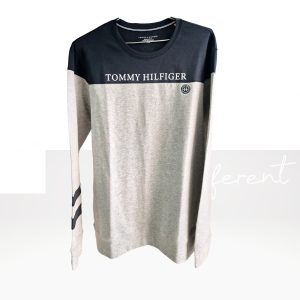 Buzo Tommy Hilfiger Gris Combinado