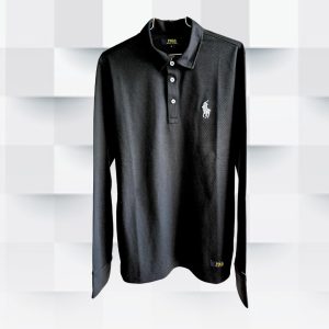 Polo con Cuello Negro