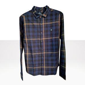 Camisa Franela Camel - Azul